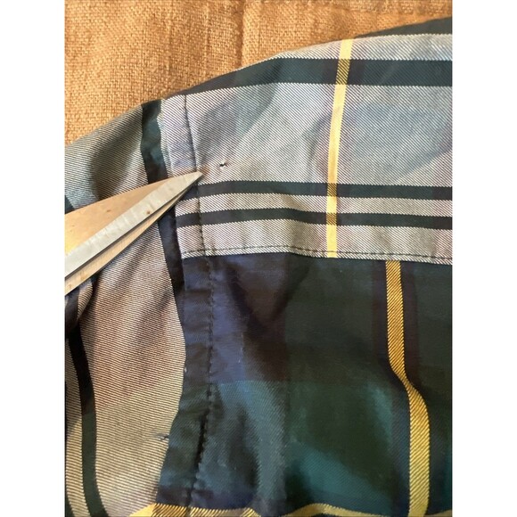 Barbour Green Plaid Highland Check 33 Tailored Men Size M - Picture 8 of 8